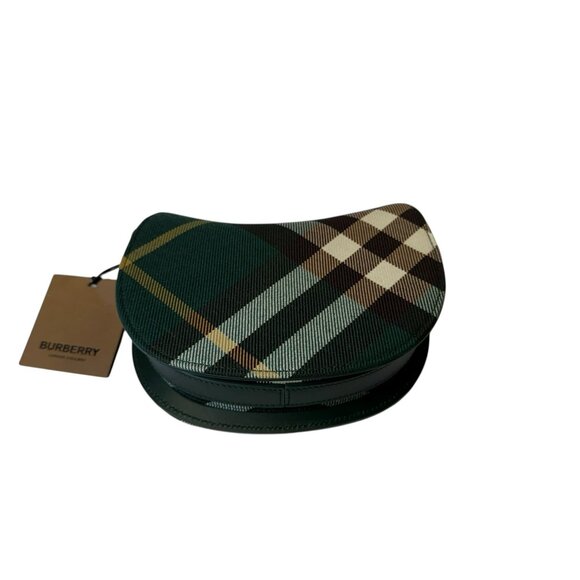 AUTHENTICATED NWT Burberry Mini Rocking Horse Jacquard Shoulder Bag - Green - Picture 3 of 10
